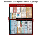 WhiteCoat Clipboard® - Red Critical Care Edition